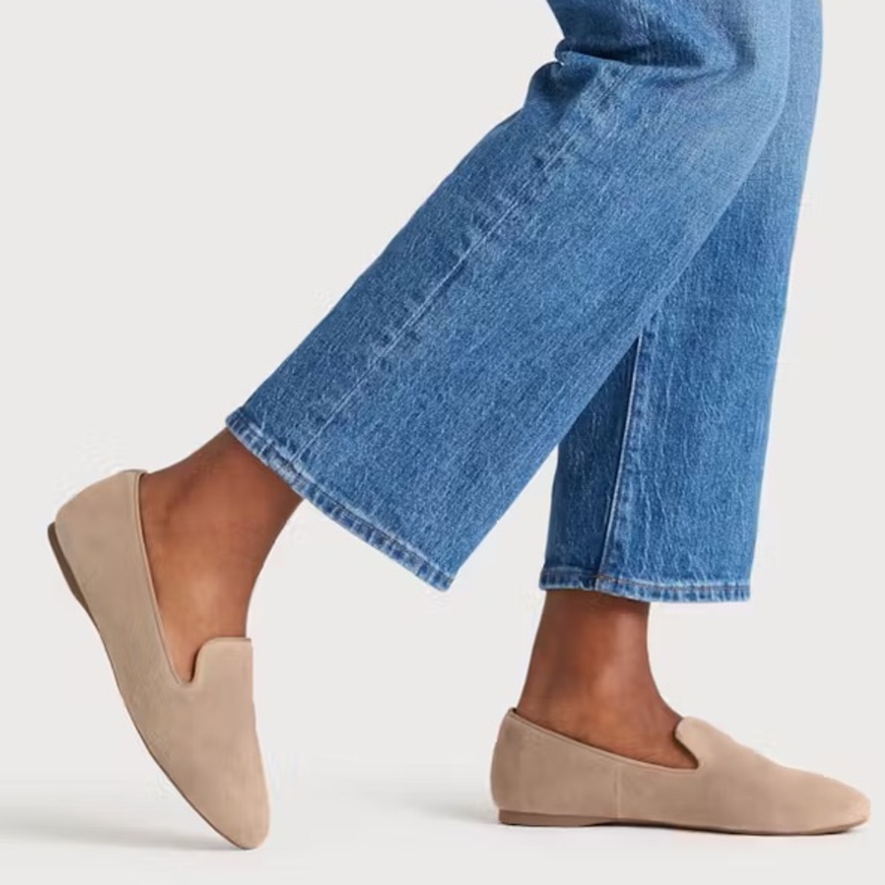 Birdies The Starling Latte Suede Loafers